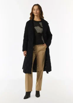 Wattierter Steppmantel aus Wollmix-Comma Discount