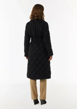 Wattierter Steppmantel aus Wollmix-Comma Discount