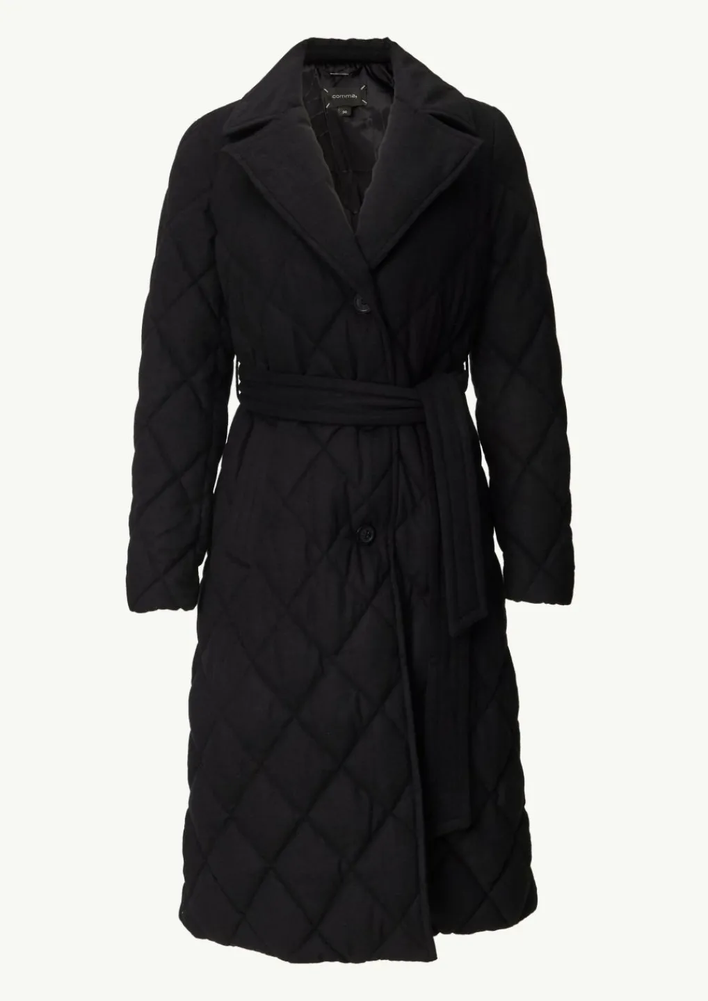 Wattierter Steppmantel aus Wollmix-Comma Discount
