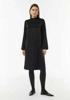 Web-Kleid mit Schleifen-Detail-Comma New