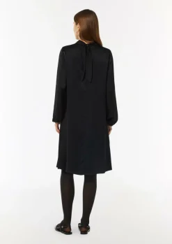 Web-Kleid mit Schleifen-Detail-Comma New