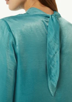 Web-Kleid mit Schleifen-Detail-Comma Hot