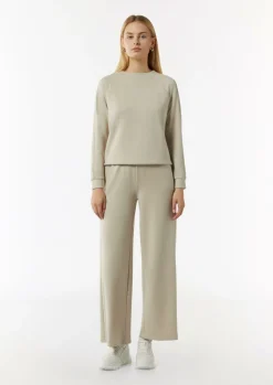 Weiche Palazzohose mit elastischem Bund-Comma Sale