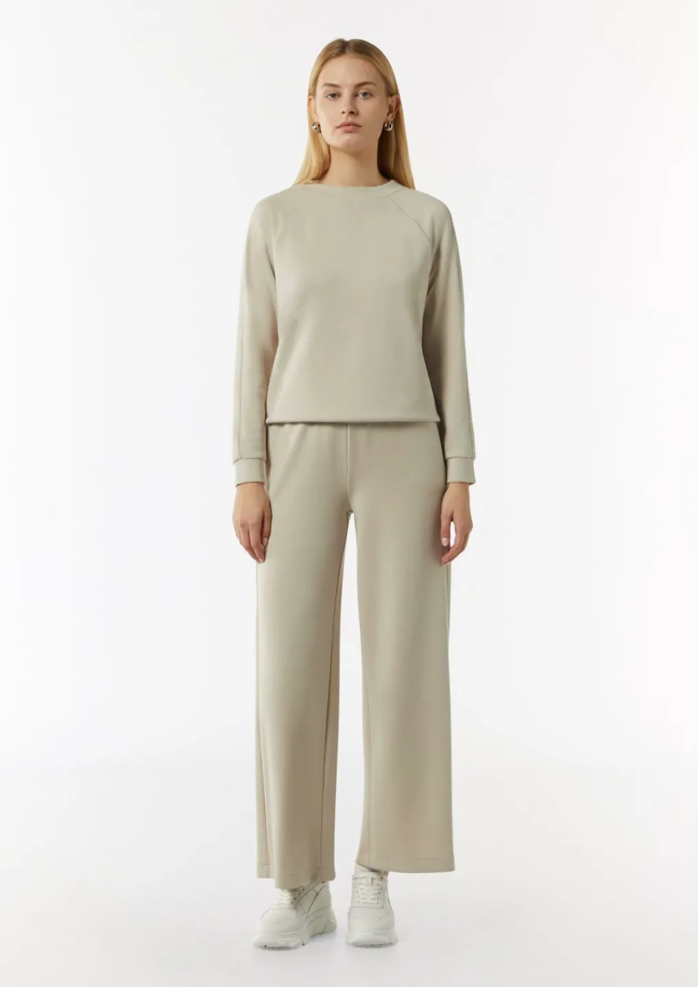 Weiche Palazzohose mit elastischem Bund-Comma Sale