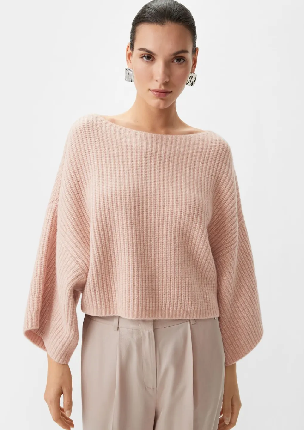 Weicher Oversize Poncho-Comma New