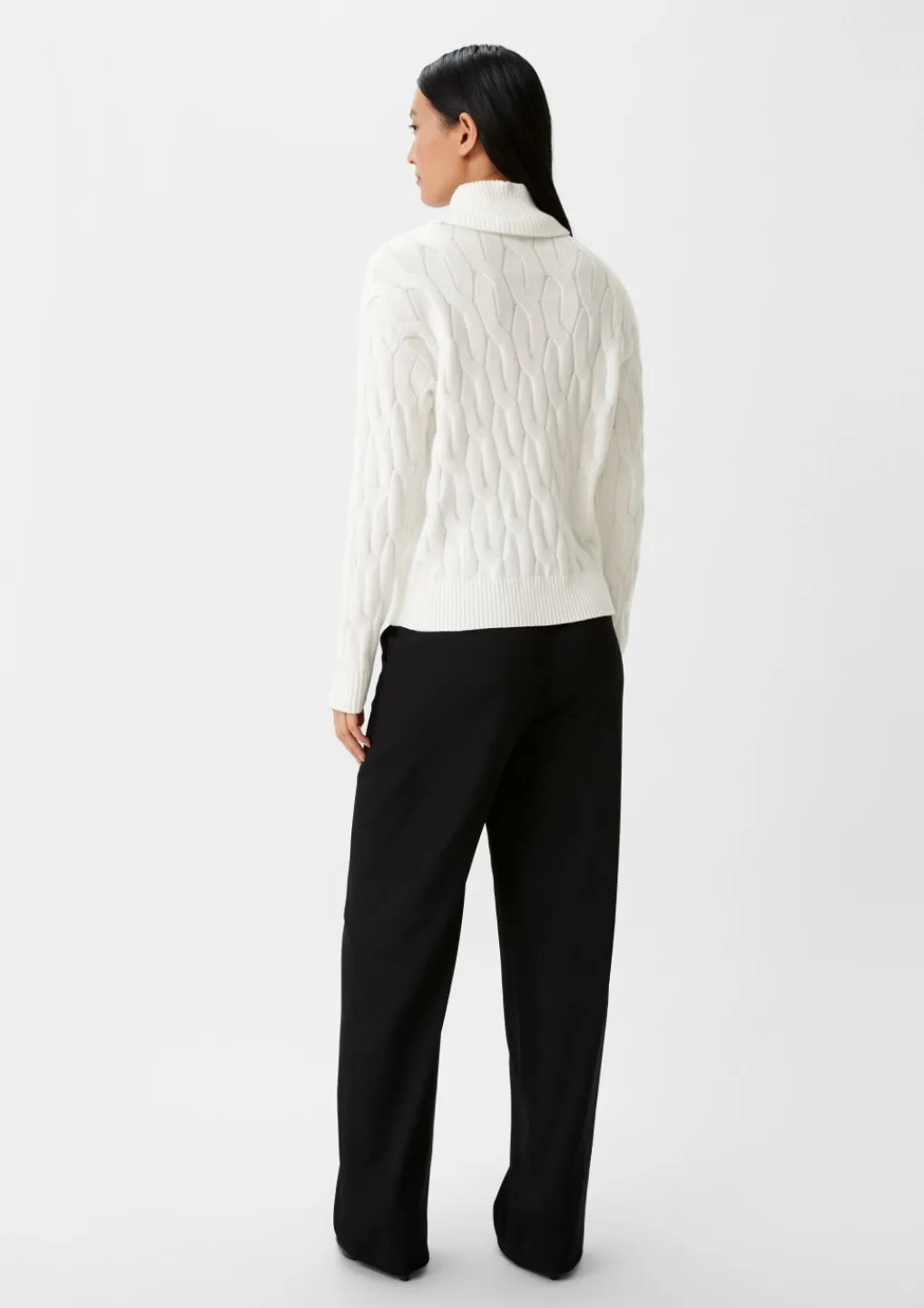 Weicher Pullover mit Strickmuster-Comma Hot