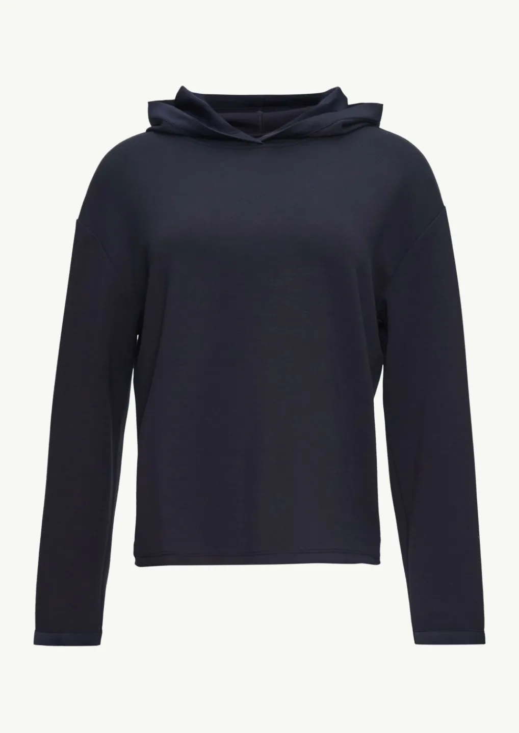 Weiches Kapuzenshirt mit Satin-Details-Comma Sale