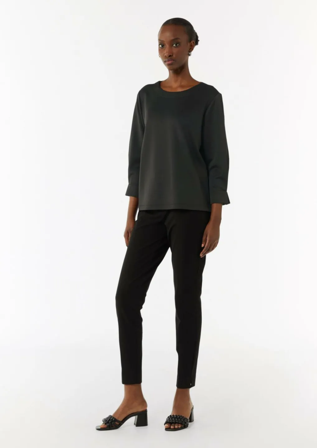 Weiches Sweatshirt mit Faltendetail am Ärmel-Comma Sale