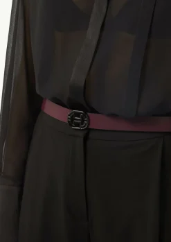 Wendbarer Gürtel aus weichem Leder-Comma Outlet