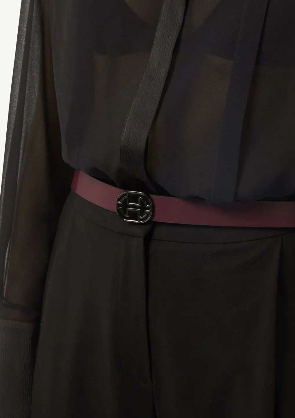 Wendbarer Gürtel aus weichem Leder-Comma Outlet