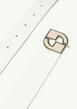 Wendegürtel mit lederbezogener Logoschließe-Comma Sale