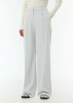 Wide-Leg-Hose aus fließendem Flanell-Comma Outlet