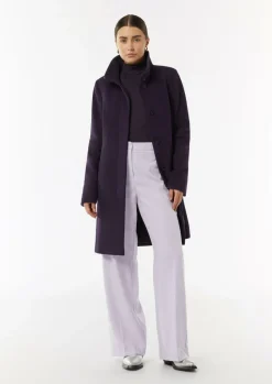 Wide-Leg-Hose aus fließendem Flanell-Comma Clearance