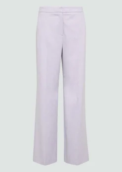 Wide-Leg-Hose aus fließendem Flanell-Comma Clearance