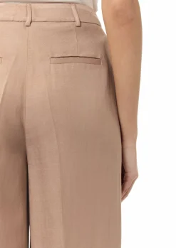 Wide-Leg-Hose aus Leinenmix-Comma Hot