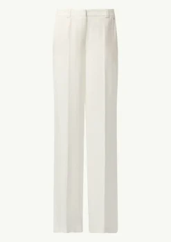 Wide-Leg-Hose aus Leinenmix-Comma New