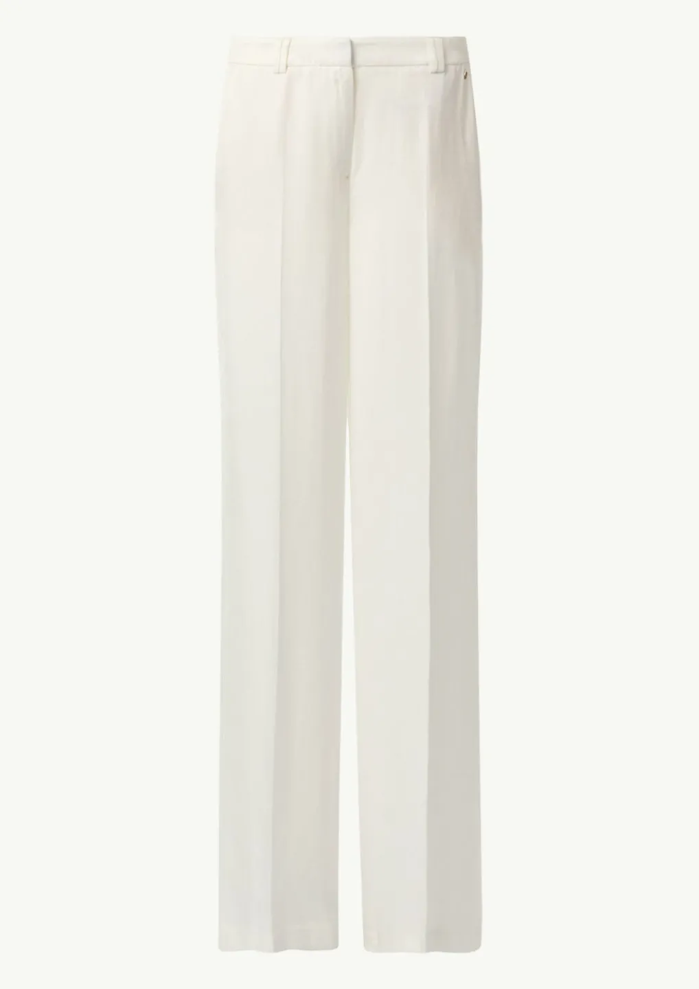 Wide-Leg-Hose aus Leinenmix-Comma New
