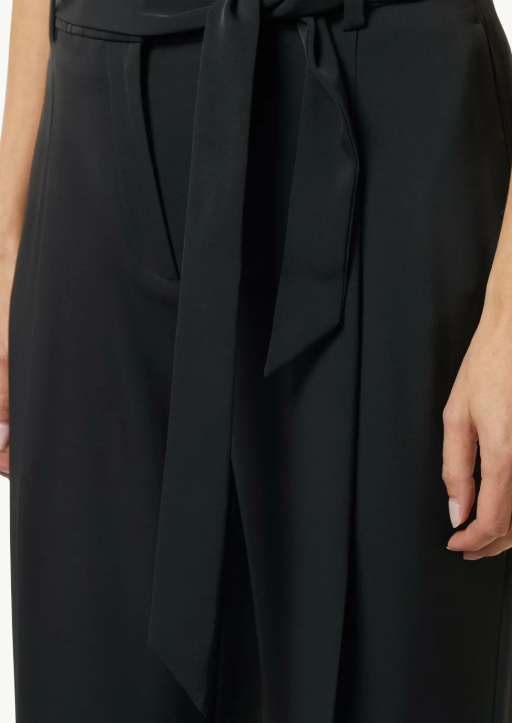 Wide-Leg-Hose mit Bindegürtel-Comma Best