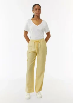 Wide-Leg-Hose mit Cargotaschen-Comma Hot