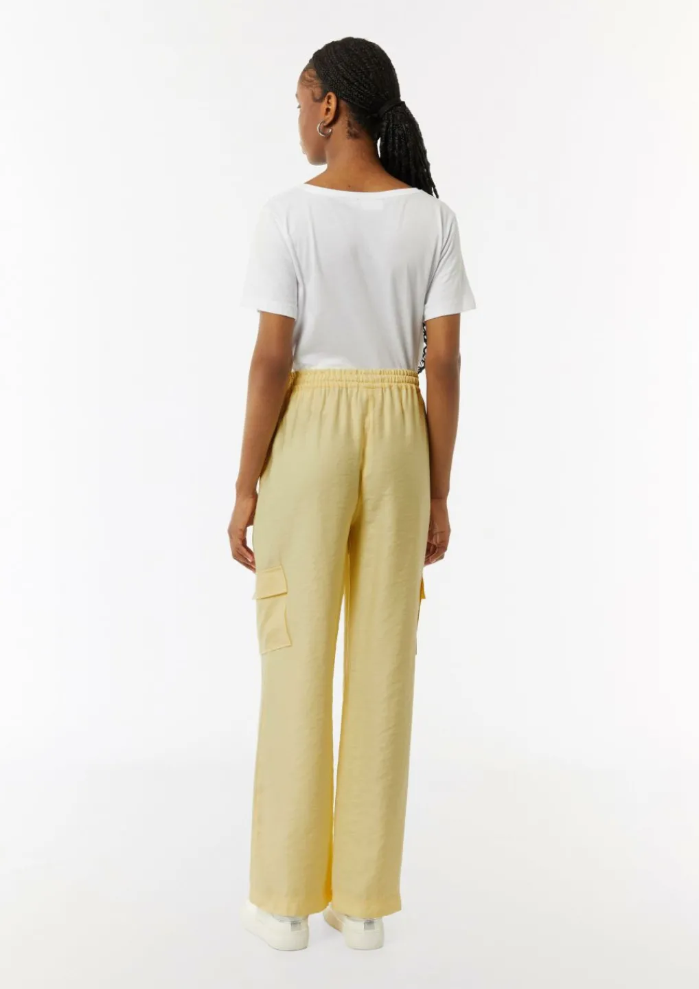 Wide-Leg-Hose mit Cargotaschen-Comma Hot