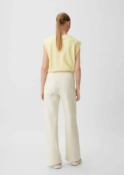 Wide leg-Jeans mit Tunnelzug-Comma Online