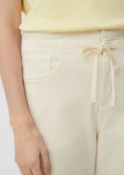 Wide leg-Jeans mit Tunnelzug-Comma Online