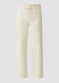 Wide leg-Jeans mit Tunnelzug-Comma Online