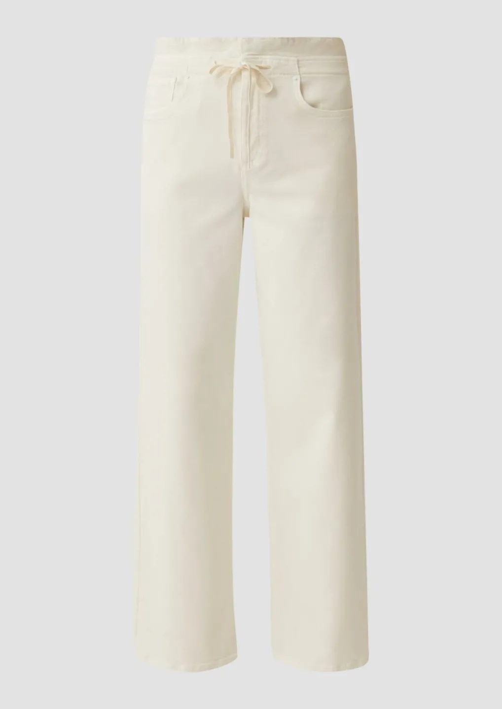 Wide leg-Jeans mit Tunnelzug-Comma Online