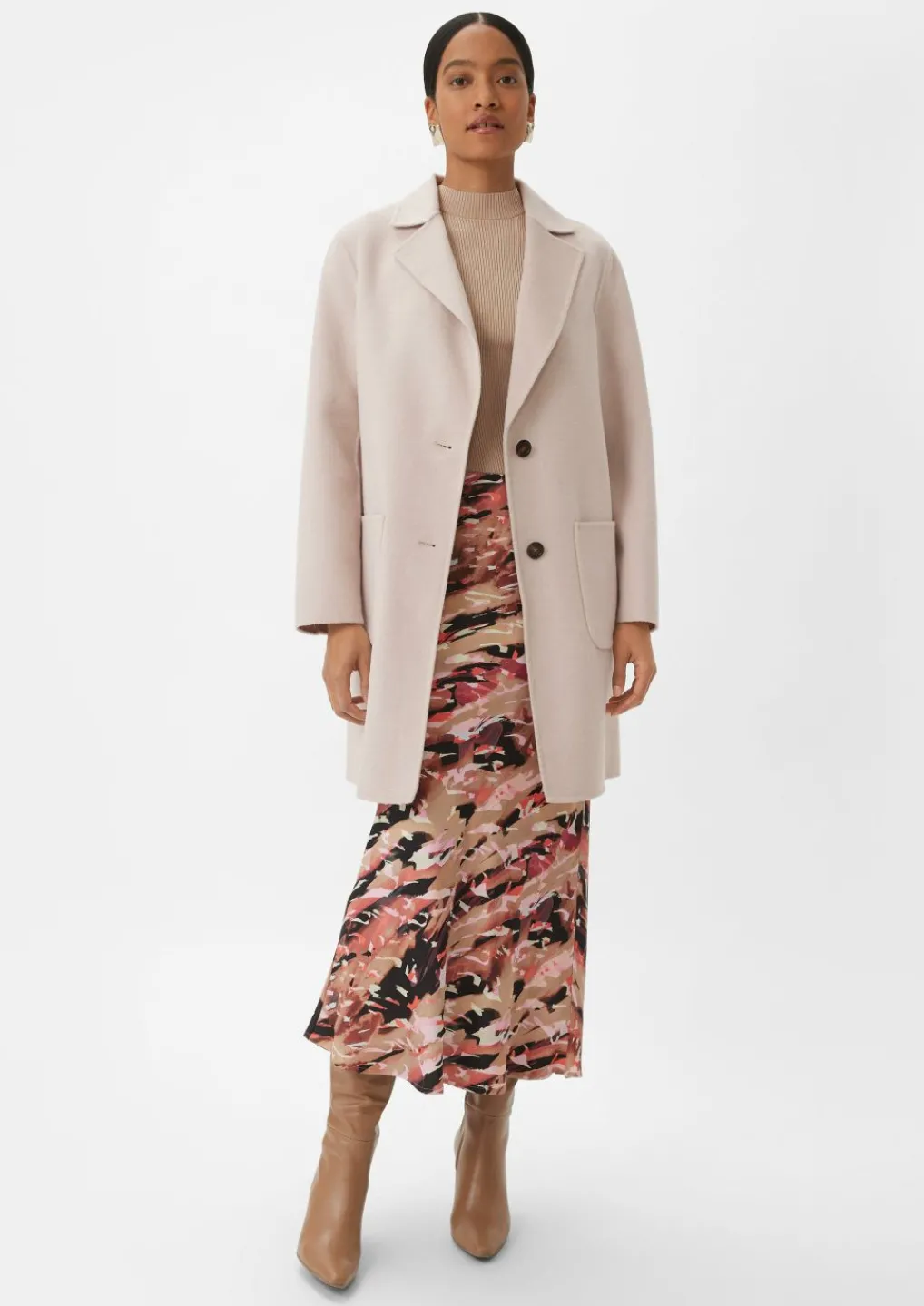 Wollmantel im Loose Fit-Comma Sale