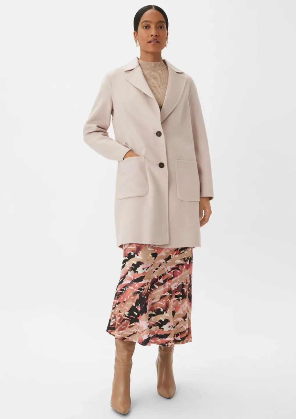 Wollmantel im Loose Fit-Comma Sale