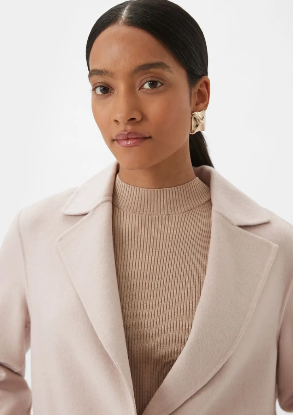 Wollmantel im Loose Fit-Comma Sale