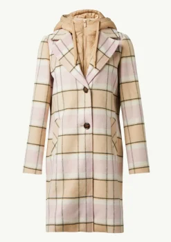 Wollmantel mit herausnehmbaren Steppeinsatz-Comma Fashion