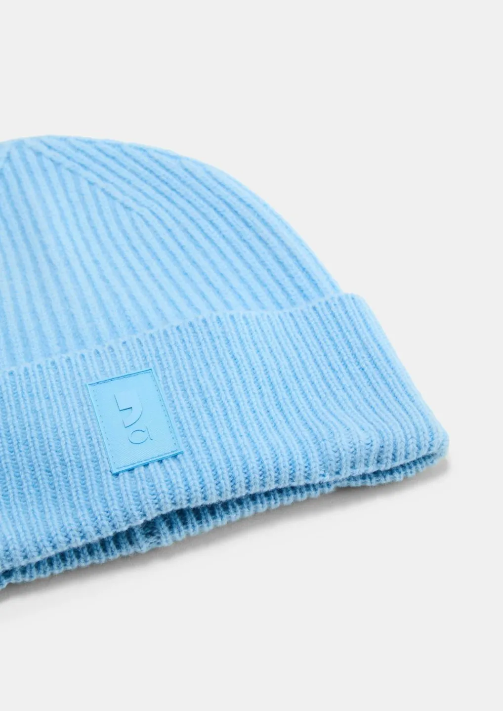 Wollmütze mit Label-Patch-Comma Outlet
