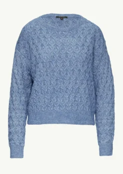 Zopfstrickpullover aus Wollmix-Comma Sale