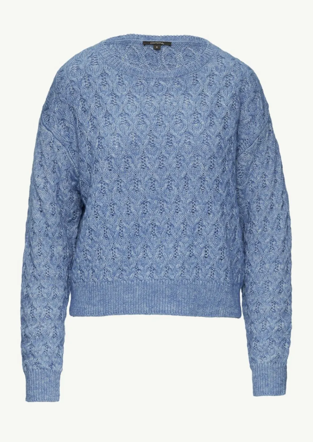 Zopfstrickpullover aus Wollmix-Comma Sale